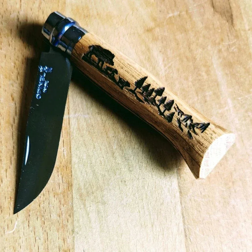 Opinel N°08 Animalia Wildschwein - der Klassiker aus Frankreich Opinel