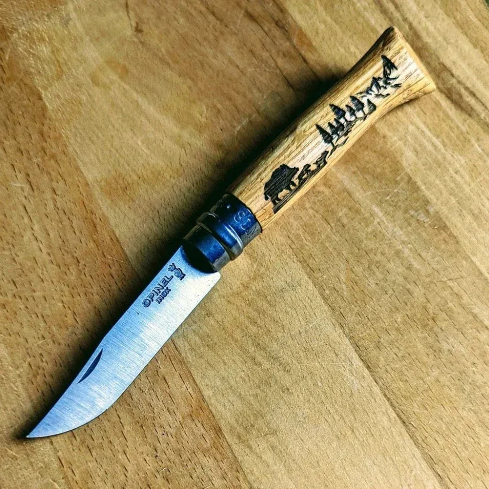 Opinel N°08 Animalia Wildschwein - der Klassiker aus Frankreich Opinel