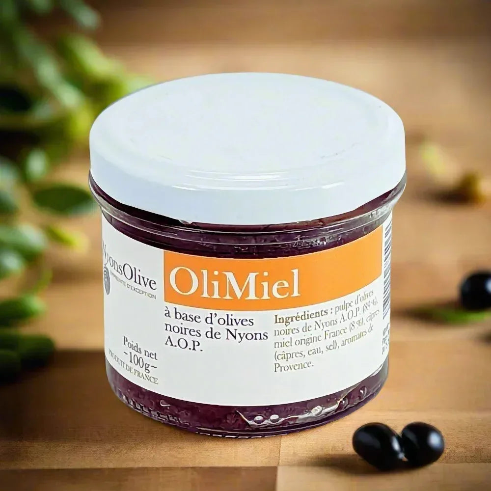 Paste von schwarzen Oliven mit Honig "Olimiel" Vignolis