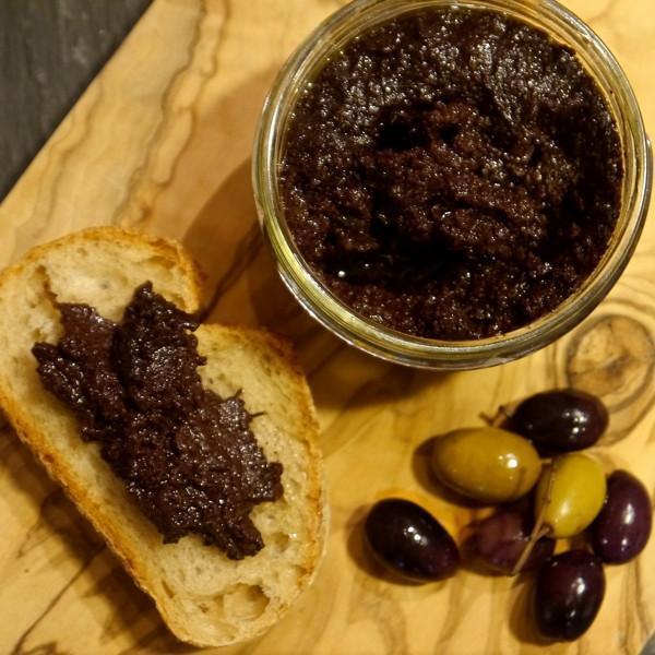 Paste von schwarzen Oliven mit Honig "Olimiel" Vignolis