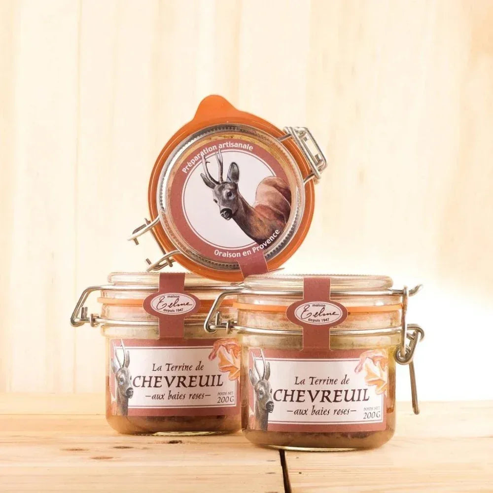 Reh-Terrine mit rosa Pfeffer 200g Maison Telme