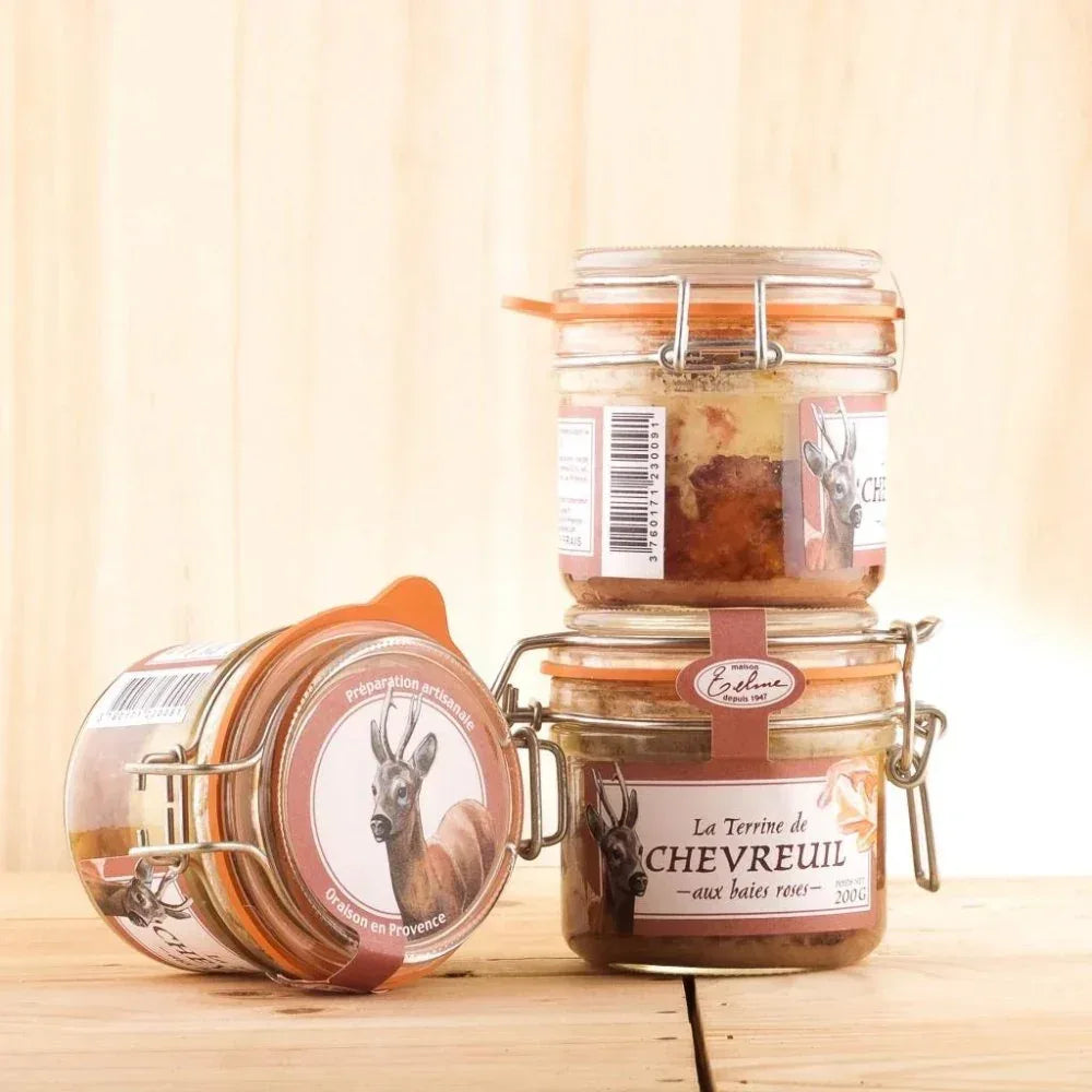 Reh-Terrine mit rosa Pfeffer 200g Maison Telme