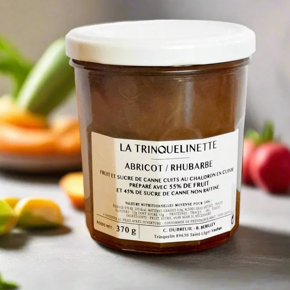 Rhabarber-Aprikose Konfitüre Extra 370g La Trinquelinette