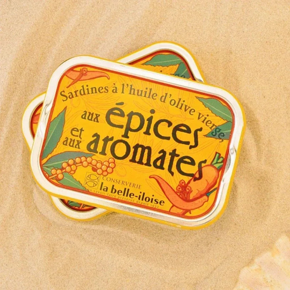 Sardine mit scharfen Pickles Belle Iloise