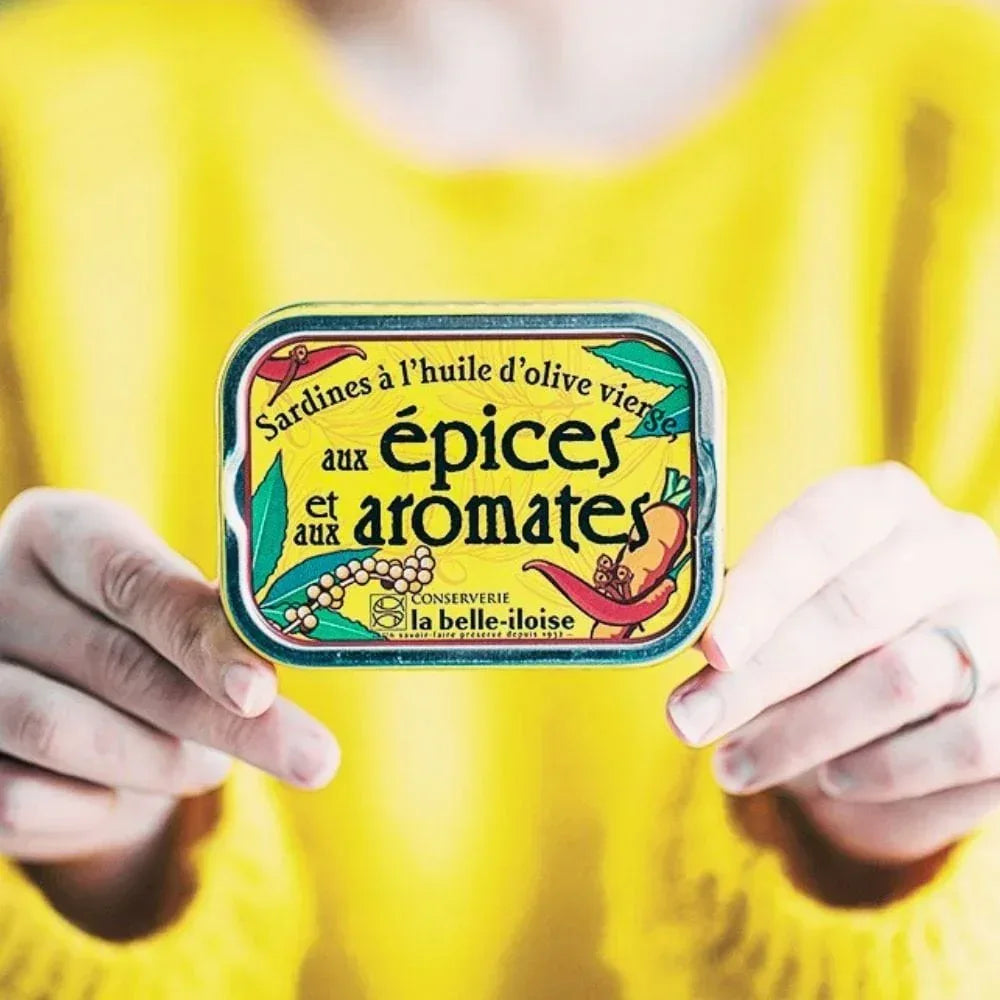 Sardine mit scharfen Pickles Belle Iloise