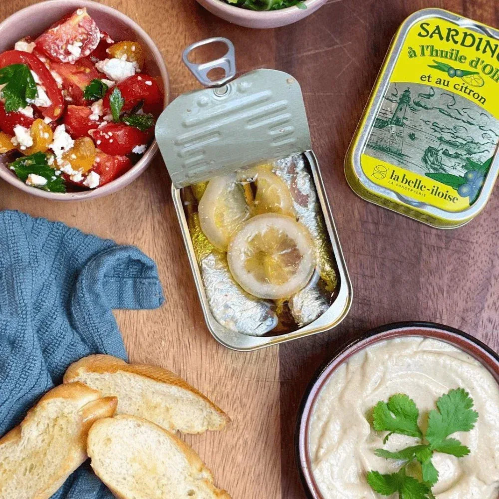 Sardine mit Zitrone und Olivenöl 115g Belle Iloise