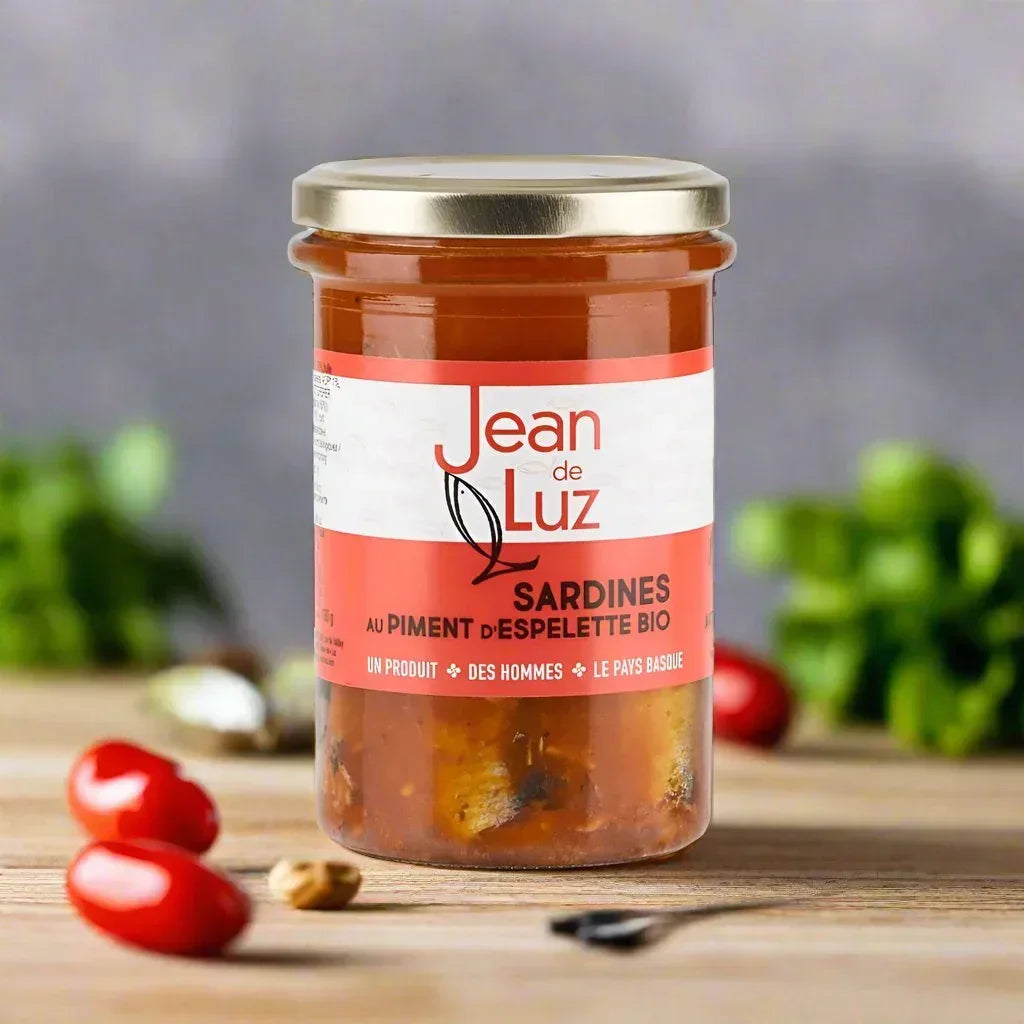 Sardinen aus dem Baskenland in Olivenöl mit Piment d'Espelette Jean de Luz