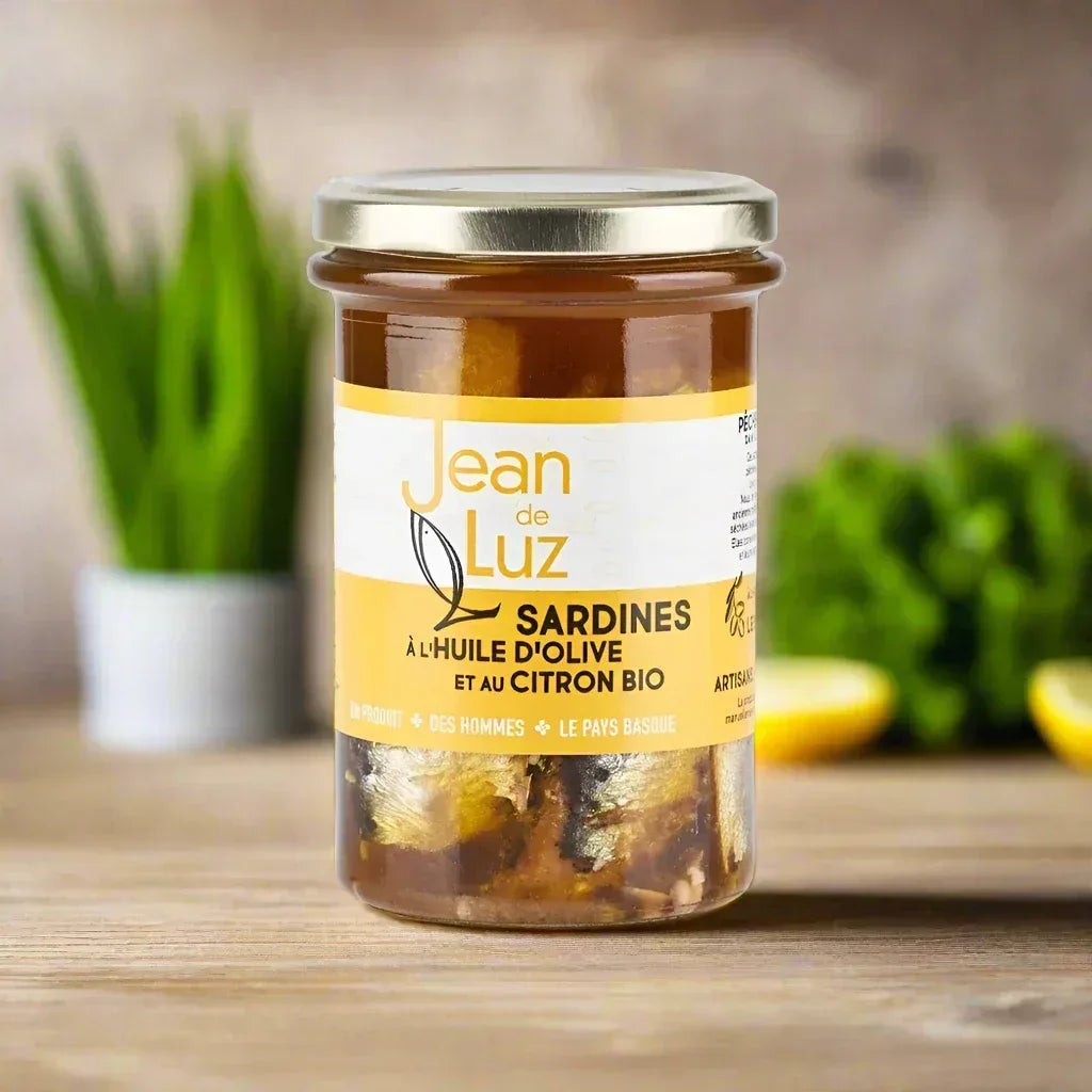 Sardinen aus dem Baskenland in Olivenöl mit Zitrone Jean de Luz