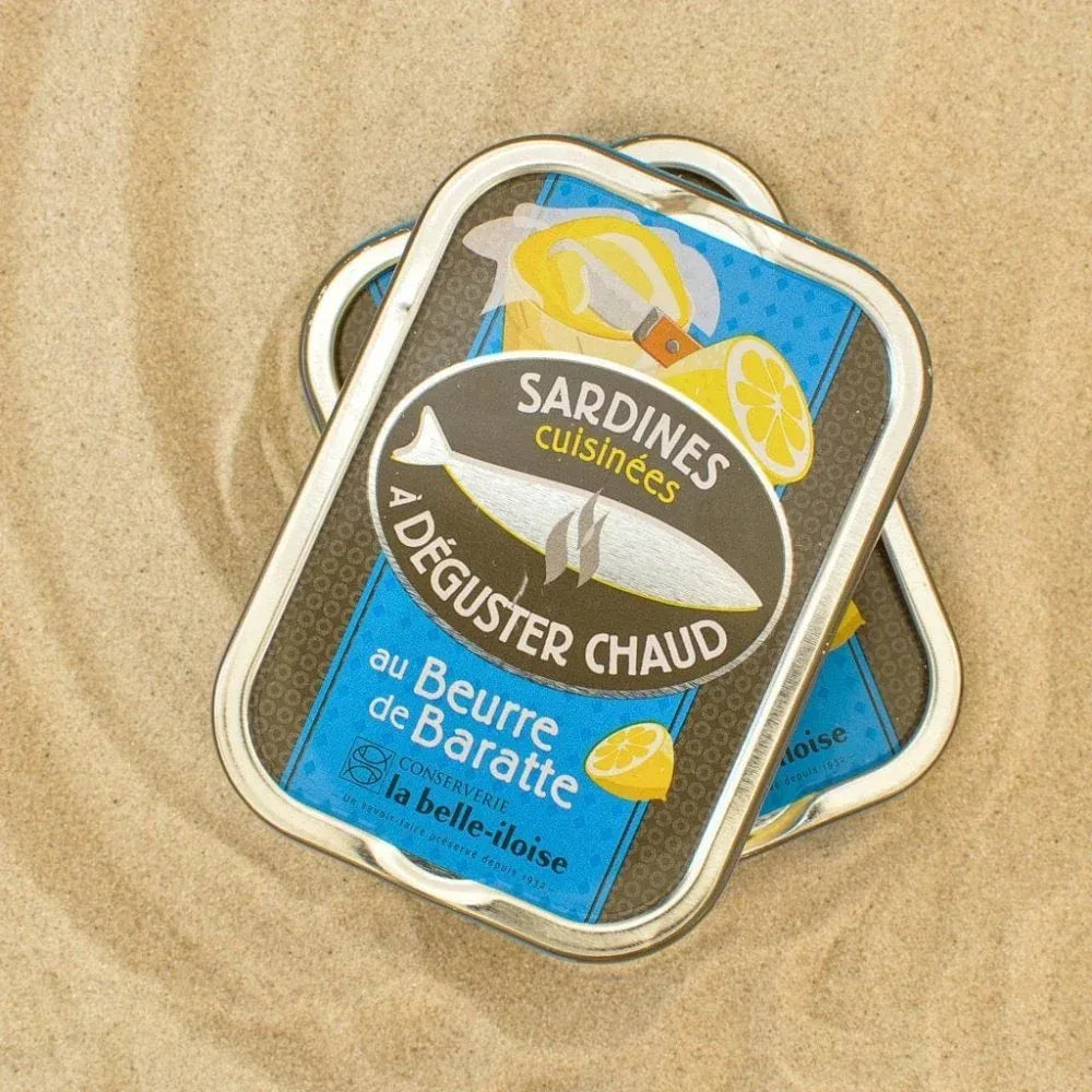 Sardinen in Fassbutter zum Braten Belle Iloise