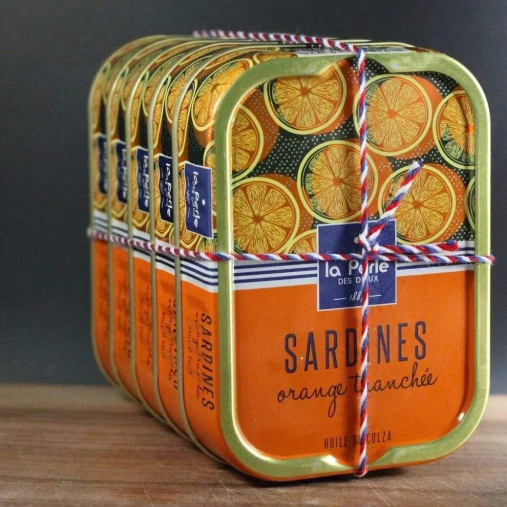 Sardinen in Rapsöl mit Orange Perle des Dieux