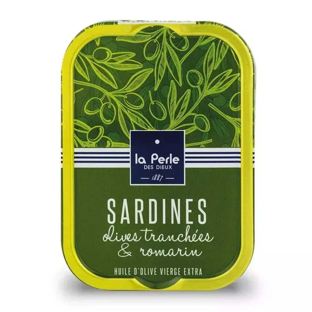Sardinen mit Oliven und Rosmarin Perle des Dieux