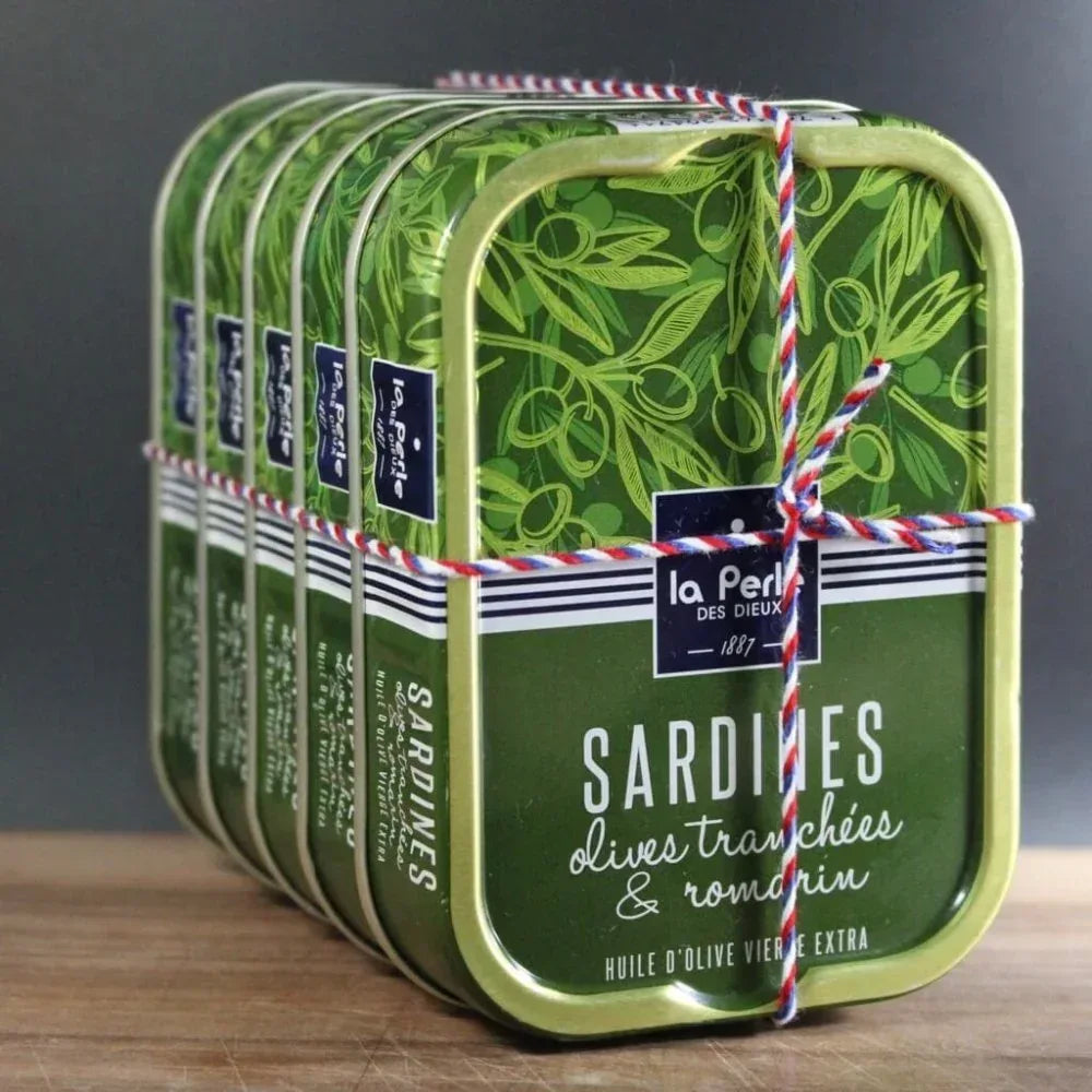 Sardinen mit Oliven und Rosmarin Perle des Dieux