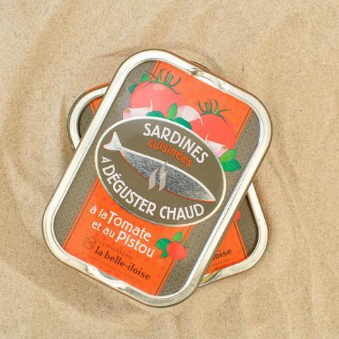 Sardinen mit Tomaten und Pistou zum Braten Belle Iloise