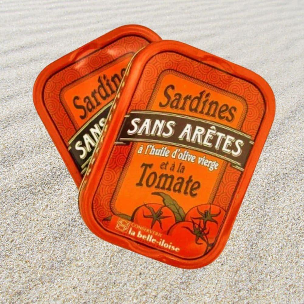 Sardinen ohne Gräten mit Olivenöl und Tomate Belle Iloise