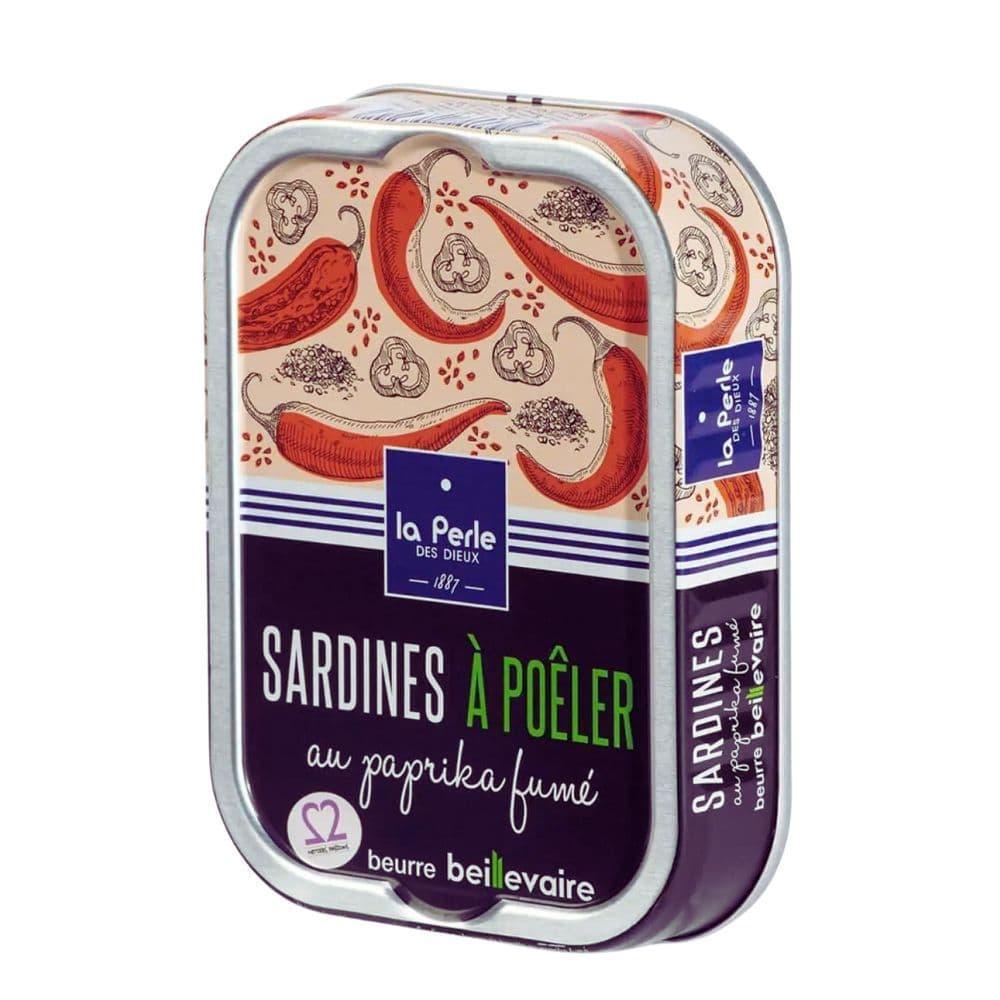 Sardinen zum Braten in Beillevaire-Fassbutter mit geräuchertem Paprika Perle des Dieux