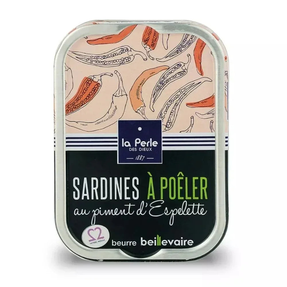 Sardinen zum Braten mit Fassbutter und Piment d’Espelette Perle des Dieux