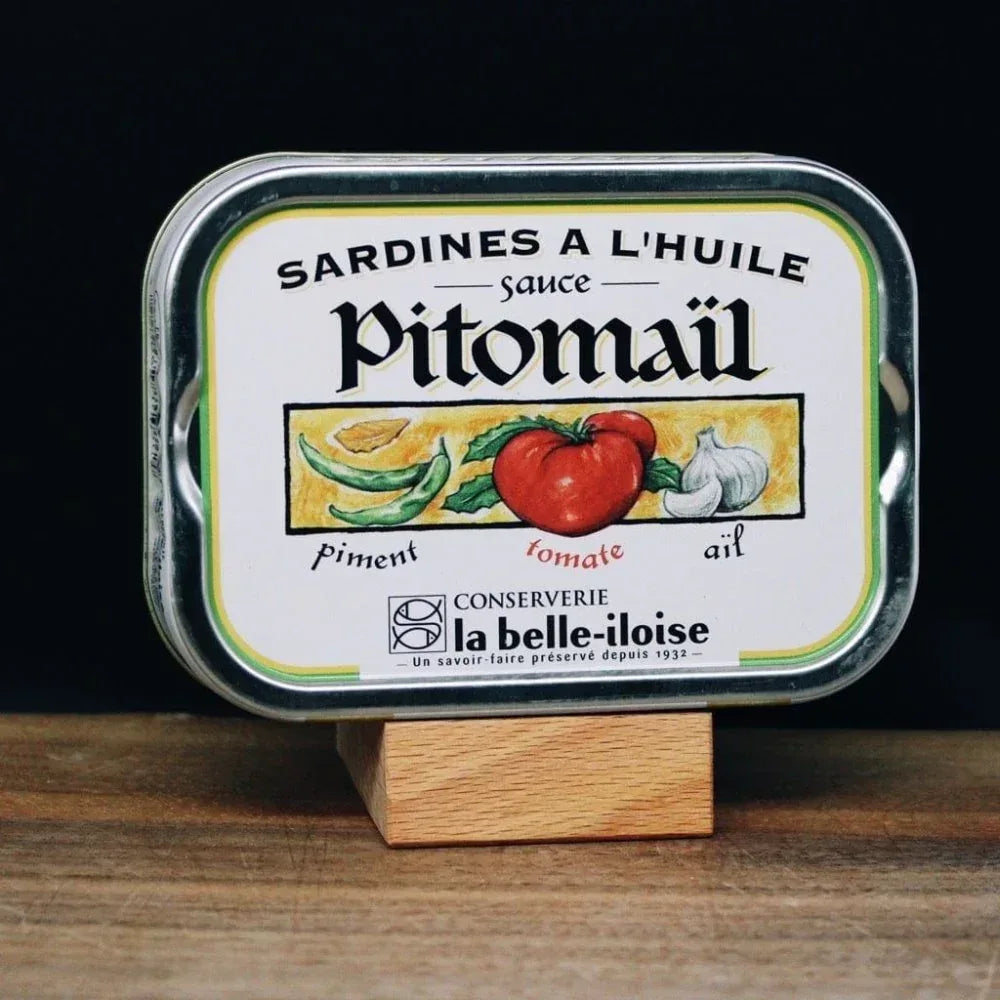 Sardines Sauce Pitomaïl (Piment, Tomate und Knoblauch) Belle Iloise