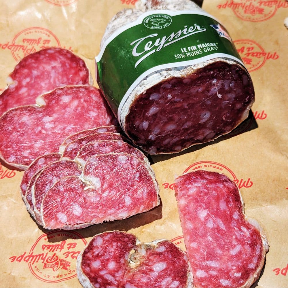 Saucisson d'Ardèche "FEIN MAGER" 200-220g Teyssier Salaisons