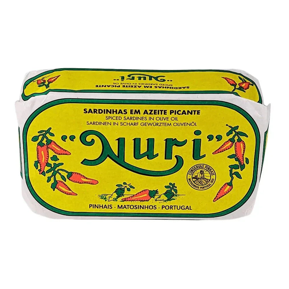 Scharfe Sardinen Nuri in Olivenöl und Piri-Piri 🌶️ Nuri