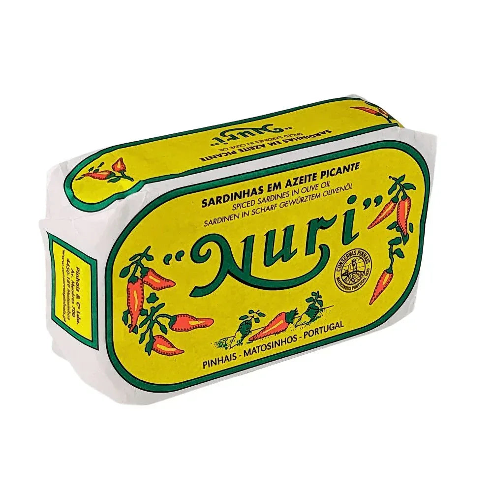 Scharfe Sardinen Nuri in Olivenöl und Piri-Piri 🌶️ Nuri
