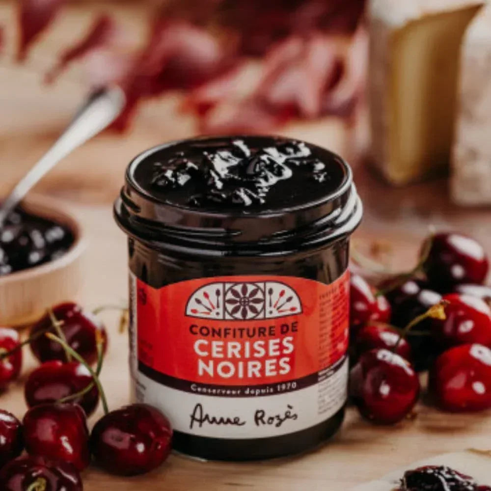 Schwarzkirschmarmelade Extra aus Baskenland Anne Rozes