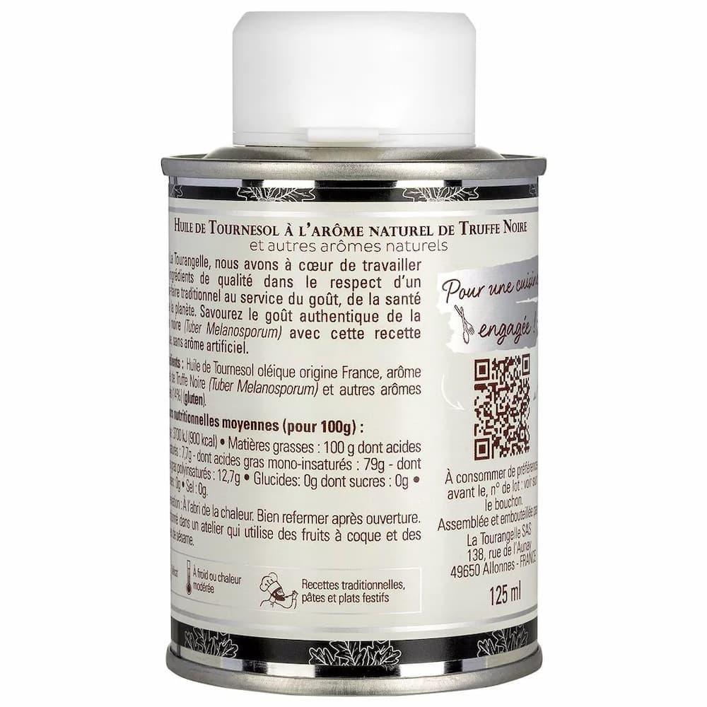 Sonnenblumenöl mit natürlichem Aroma von schwarzen Trüffeln 125ml La Tourangelle
