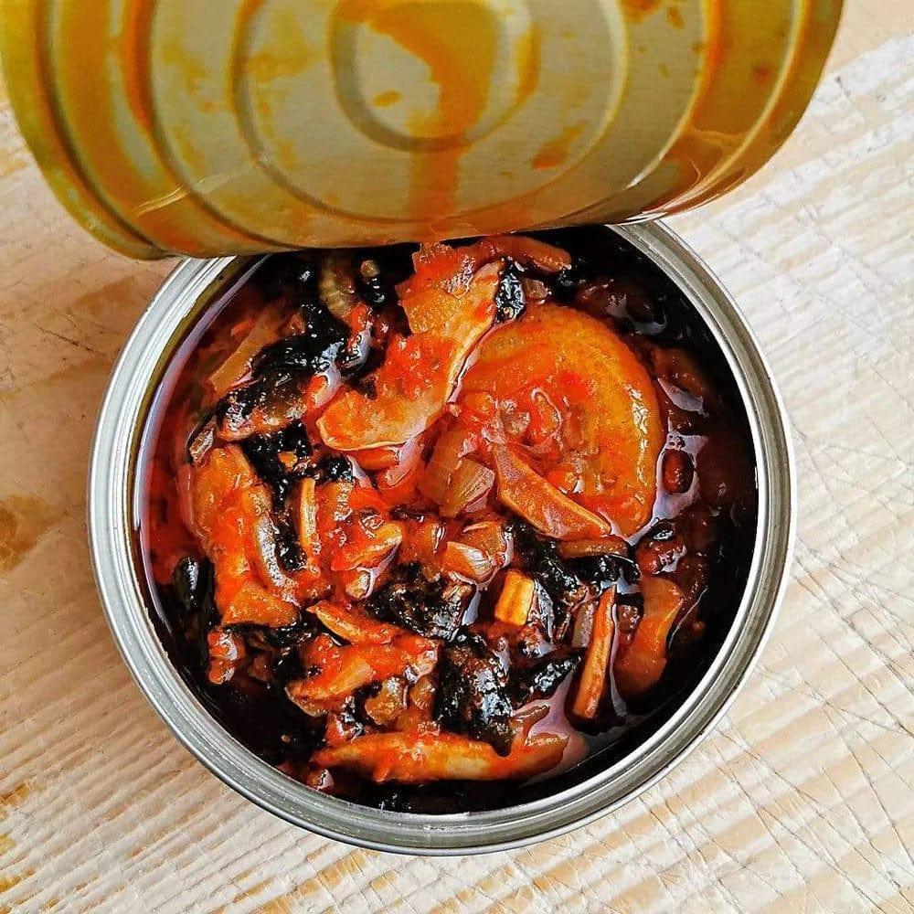 Tapas von Kalmare mit Pimientos Ibericos Perle des Dieux