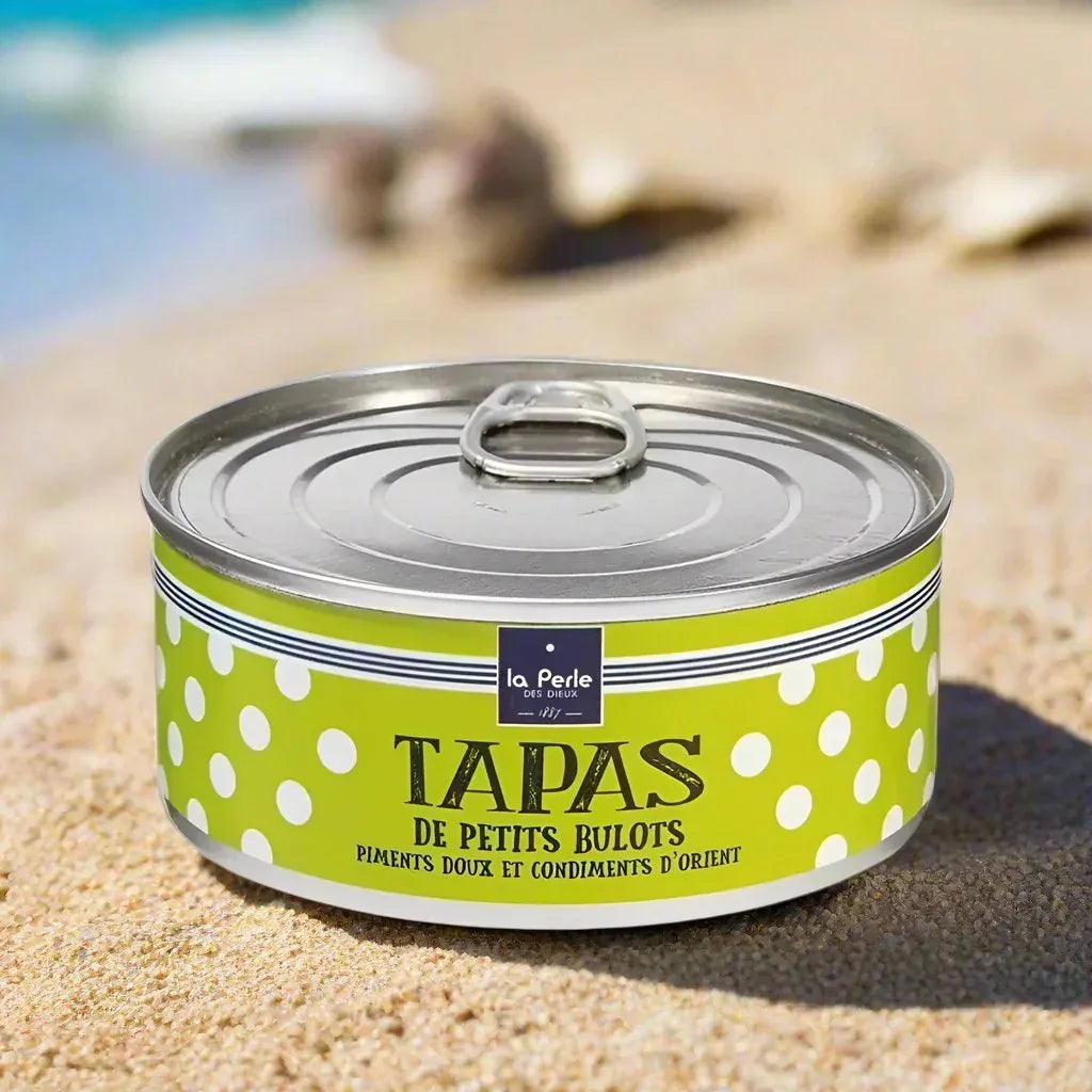 Tapas von Wellhornschnecke orientalisch Perle des Dieux