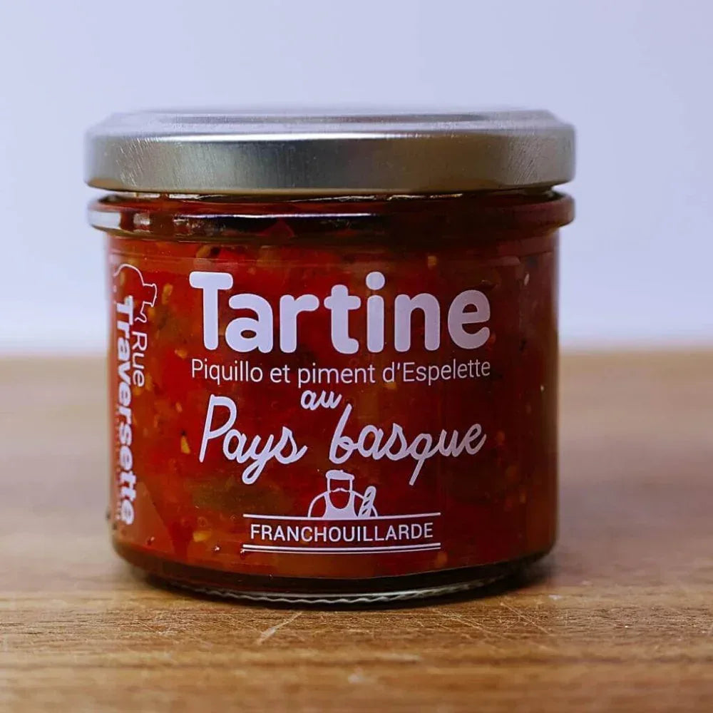 Tartine aus dem Baskenland - Piquillo und Piment d'Espelette Rue Traversette