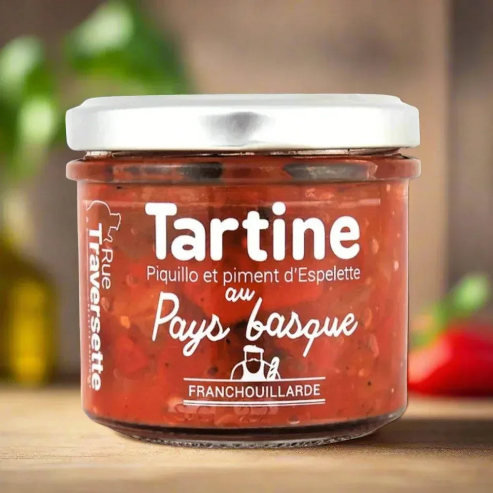 Tartine aus dem Baskenland - Piquillo und Piment d'Espelette Rue Traversette