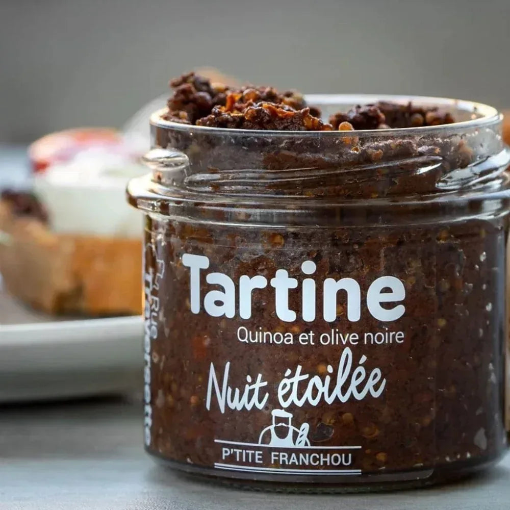 Tartine Sternennacht - Schwarze Olive & Quinoa Rue Traversette