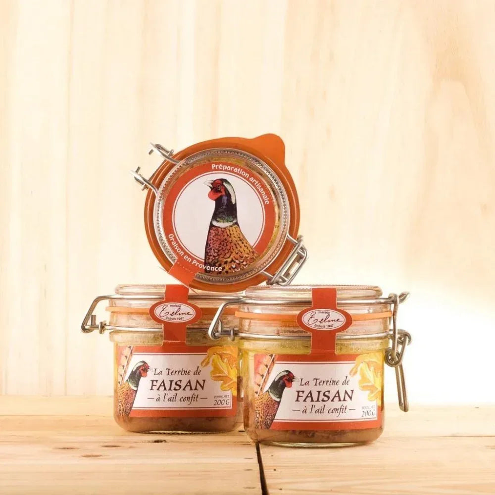 Terrine vom Fasan mit Knoblauch 200g Maison Telme