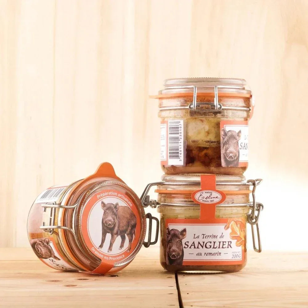 Wildschwein-Terrine mit Rosmarin 200g Maison Telme
